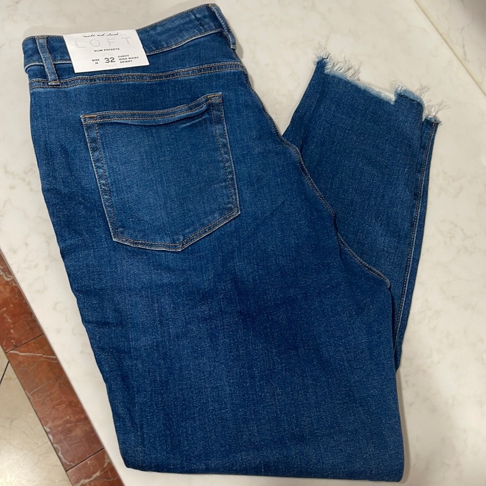 Loft curvy skinny jeans